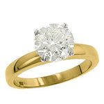 4-Prong 2.6mm Solitaire Engagement Ring Mounting – Center Stone Not Included