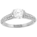 14k White Gold Pave Diamond Engagement Ring (Center Stone Not Included) Diamond .37cttw ||| 147756 |||