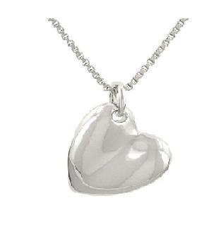 ''HEARTS'' COLLECT ||| HEART PD W/RUBY ||| ON 18'' BOX CH ||| STSI/RHOD FINIS