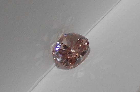 1.02 CT ||| Shape: CU Modified Brilliant ||| Color: Natural Fancy Orangy Pink Even ||| Clarity: SI1 ||| GIA: 153261