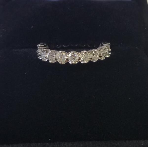 Ladies Prong-Set Diamond Eternity Band in 14K White Gold with Approx. 1.50 cttw