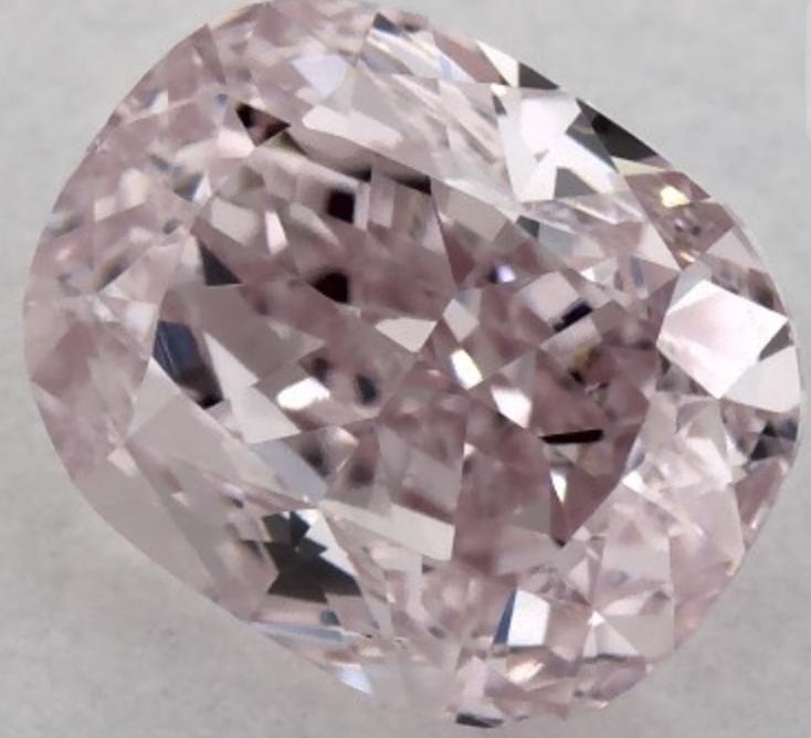 2.07 CT Fancy Vivid Pink Elongated Cushion Cut Lab Grown Loose Diamond – IGI Certified