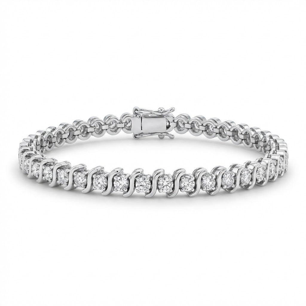 14K Yellow Gold Diamond Bracelet