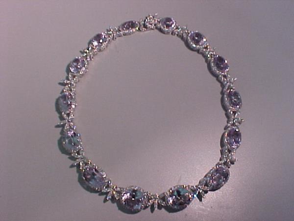 Kunzite and Diamond Necklace 157.19ct + 24.25ct