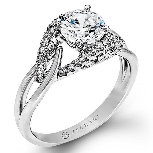 “Nature Lover Collection” Twisted Modern Diamond Engagement Ring