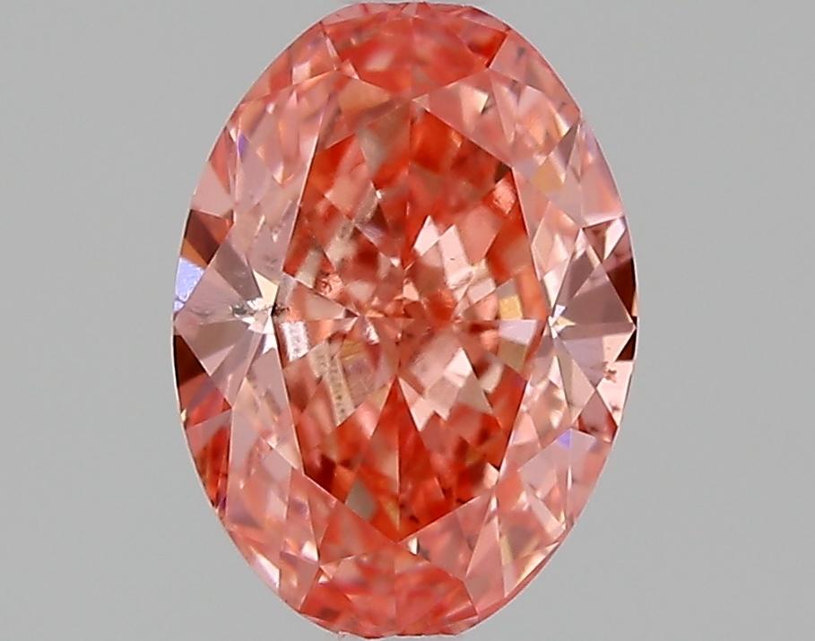 1.01 CT Fancy Intense Pink Oval Cut Lab Grown Loose Diamond – IGI Certified