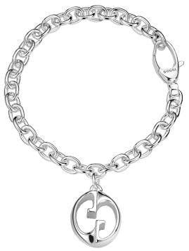 "Gucci" 1973 Link Style Double 'G' Charm Bracelet