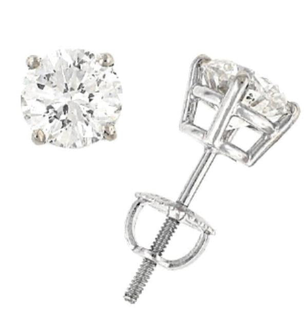 1.80 CTTW. Diamond Studs I SI1