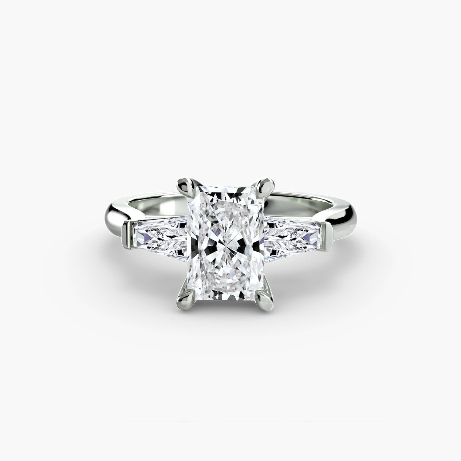 Three-Stone Ring (Baguette Side Stones) 2