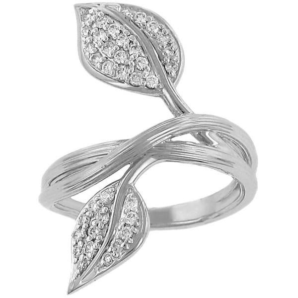 Ladies’ “Leaf” Pavé Diamond Fashion Ring
