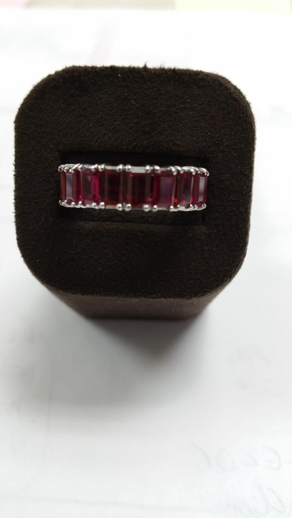 Platinum Ladies’ Ruby Eternity Ring 10.45cttw